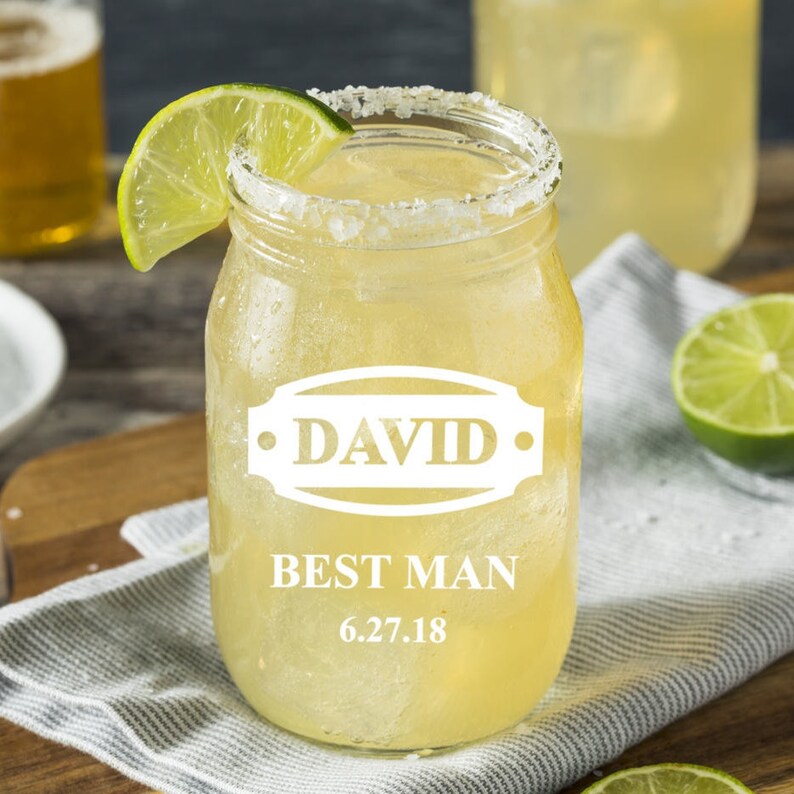 Custom Engraved Beer Glass Groomsmen Gifts Personalized Etsy