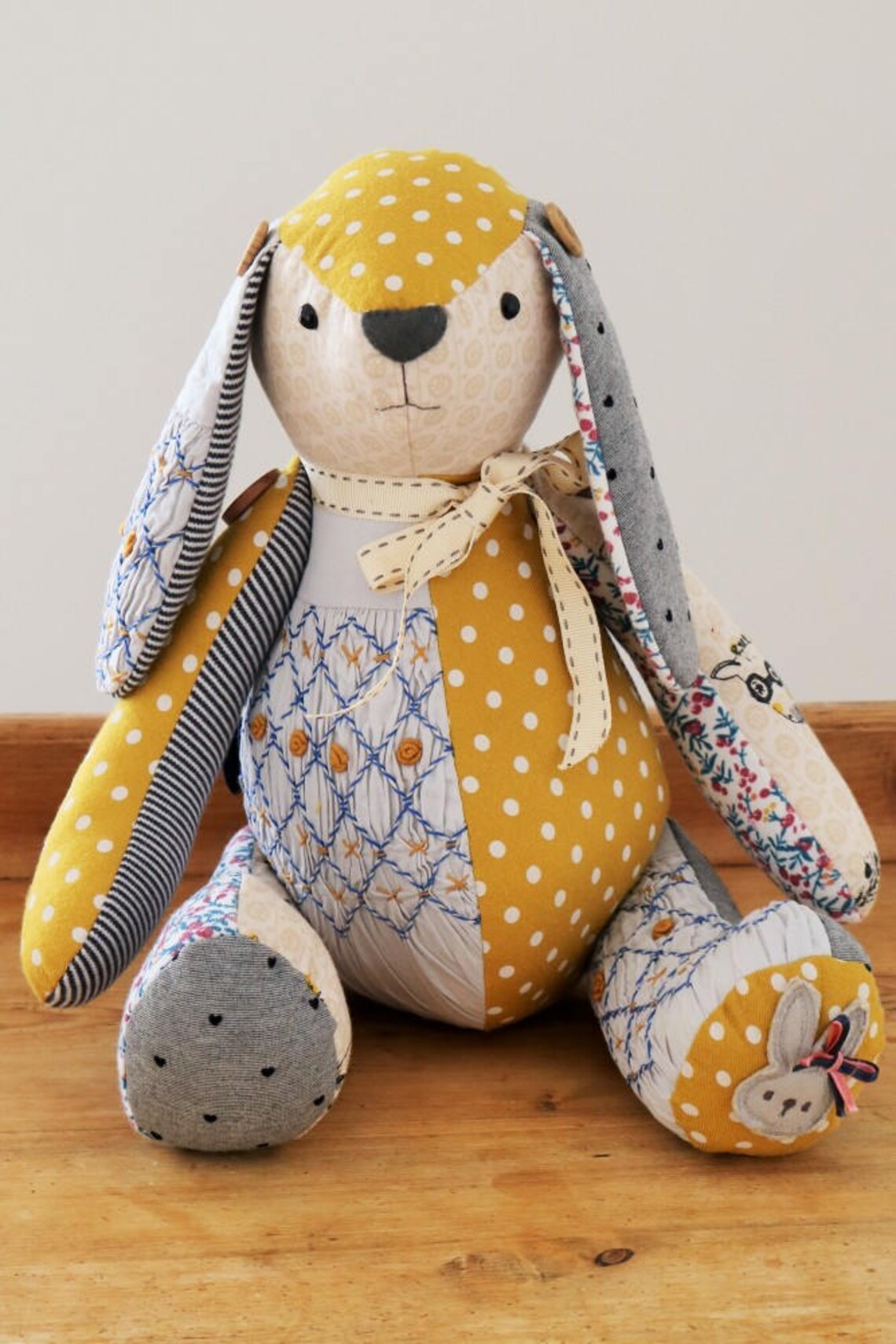 Memory Bunny pattern Posted Memory keepsake bunny sewing | Etsy