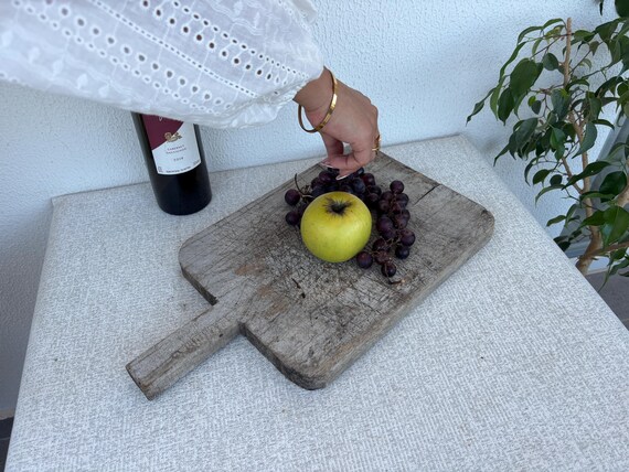 Vintage Wooden Bread Board | Turkish Rustic Decor | Handmade Farmhouse Kitchen Piece