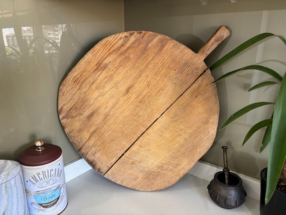 Vintage Wooden Bread Board | Turkish Rustic Decor | Handmade Farmhouse Kitchen Piece