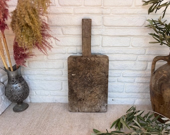 Antique Turkish bread board | Handmade Wood Board | Rustic Wall Decor