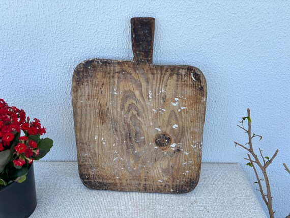 Antique Anatolian Bread Board – Rustic Turkish Farmhouse Style
