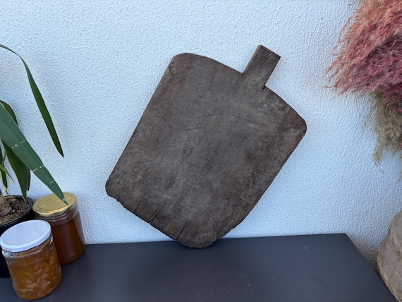 Large Antique Turkish Serving Board: Farmhouse Kitchen Decor