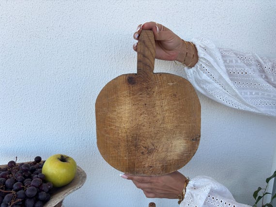 Old Wooden Cutting Board – Handmade Turkish Farmhouse Decor