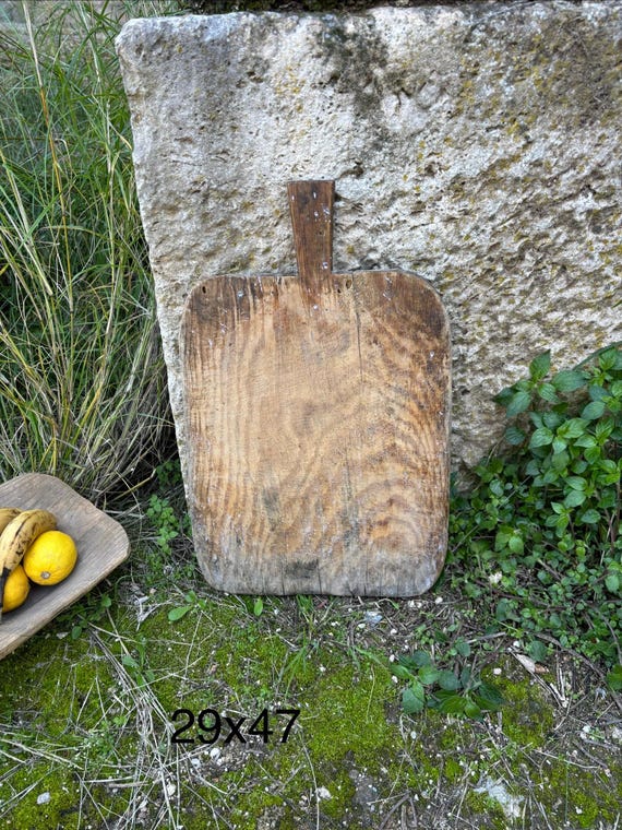 Handmade Walnut Turkish Bread Board: Rustic Farmhouse Kitchen Decor