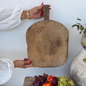 Old Anatolian Wooden Board – Handmade Turkish Farmhouse Decor