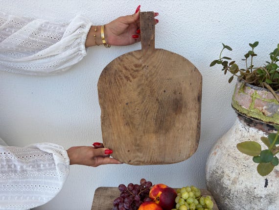 Old Anatolian Wooden Board – Handmade Turkish Farmhouse Decor