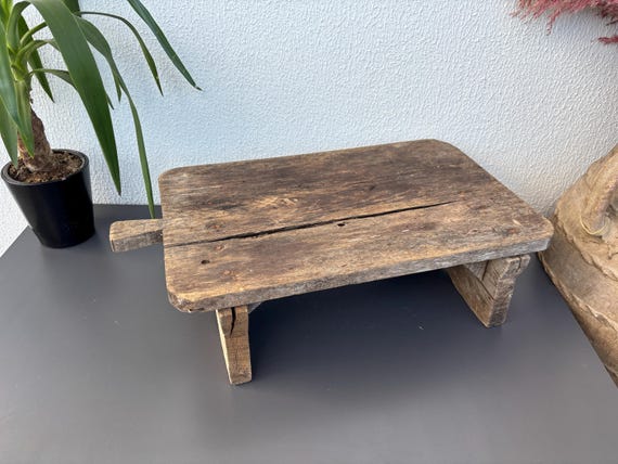 Vintage Rustic Coffee Table | Wooden Bread Board | Handmade Farmhouse Kitchen Piece