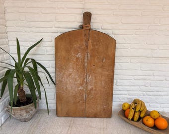 Turkse vintage broodplank | Handgemaakte houten keukenpeddel | Muurdecoratie boerderij
