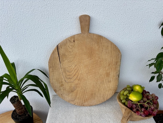 Antique Turkish bread board | Handmade Wood Board | Rustic Wall Decor