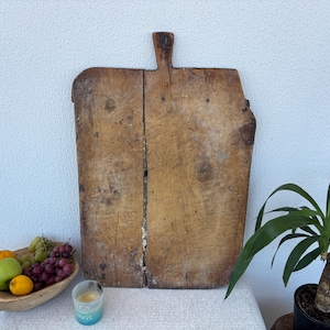 Old Anatolian Wooden Board – Handmade Turkish Farmhouse Decor