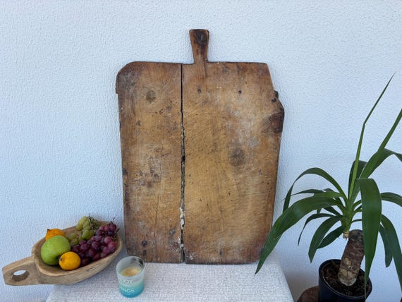 Old Anatolian Wooden Board – Handmade Turkish Farmhouse Decor