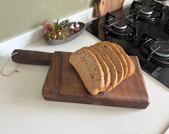 Handmade Walnut Cutting Board: Turkish Wooden Charcuterie Board