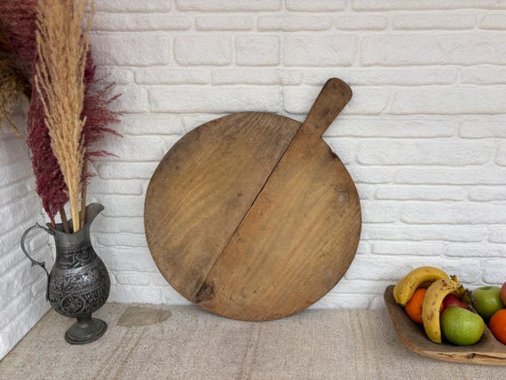Antique Anatolian Bread Board – Rustic Turkish Farmhouse Style