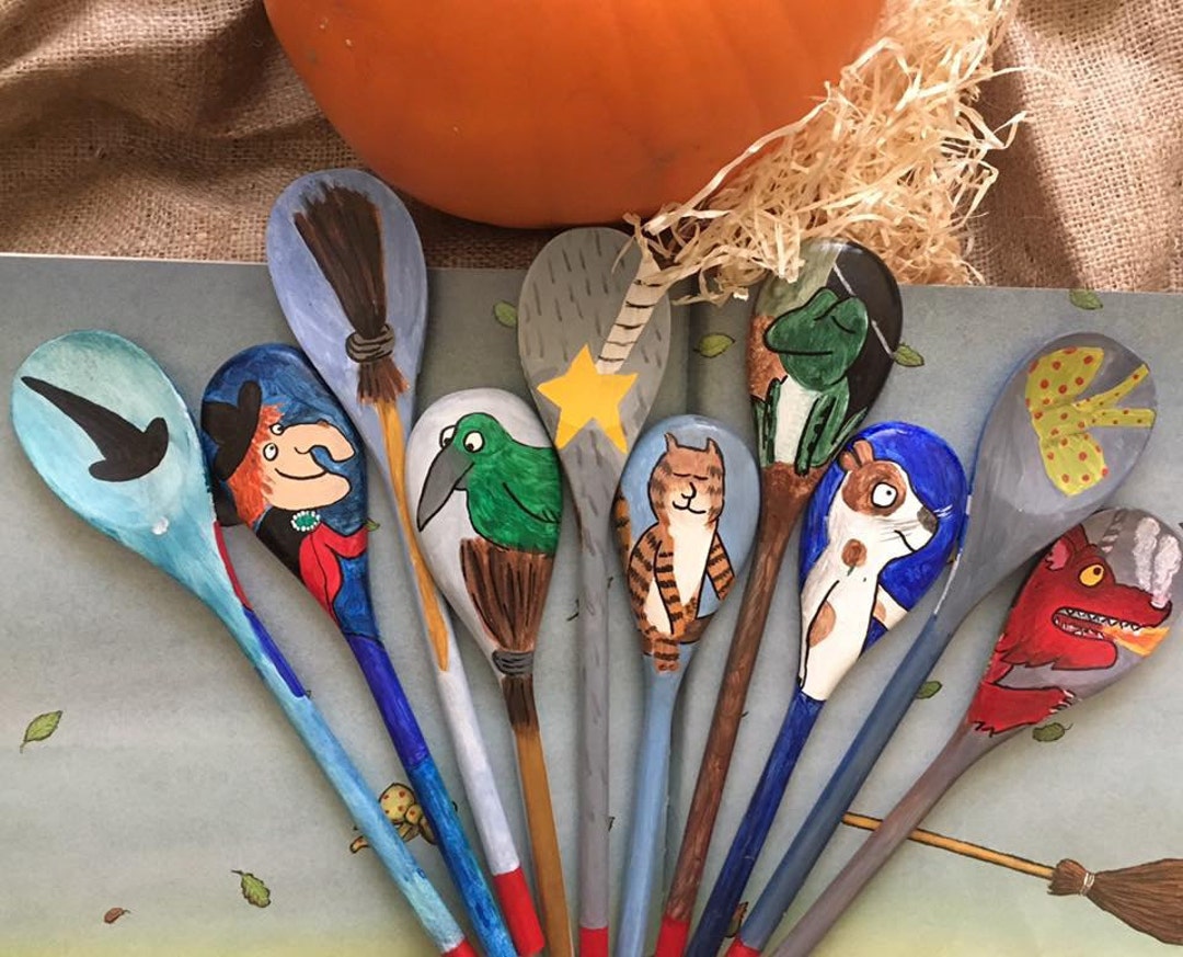 Room on the Broom Story Spoons - Etsy