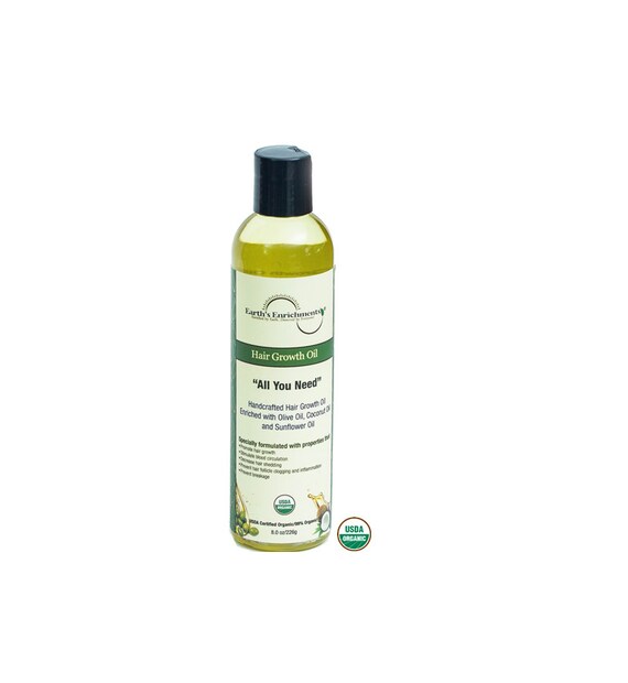 Natural Hair Oil For Hair Growth Usda Organic Scalp Etsy