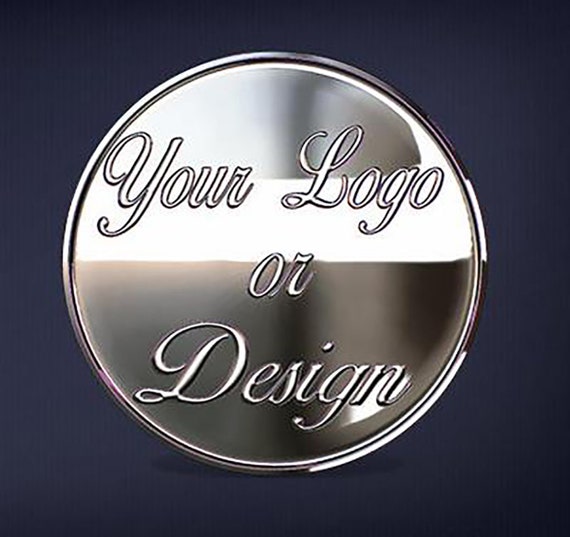 1/2 oz  Fine .999 Silver Logo/Photo Coin. Design & Create Your Own Custom Coin