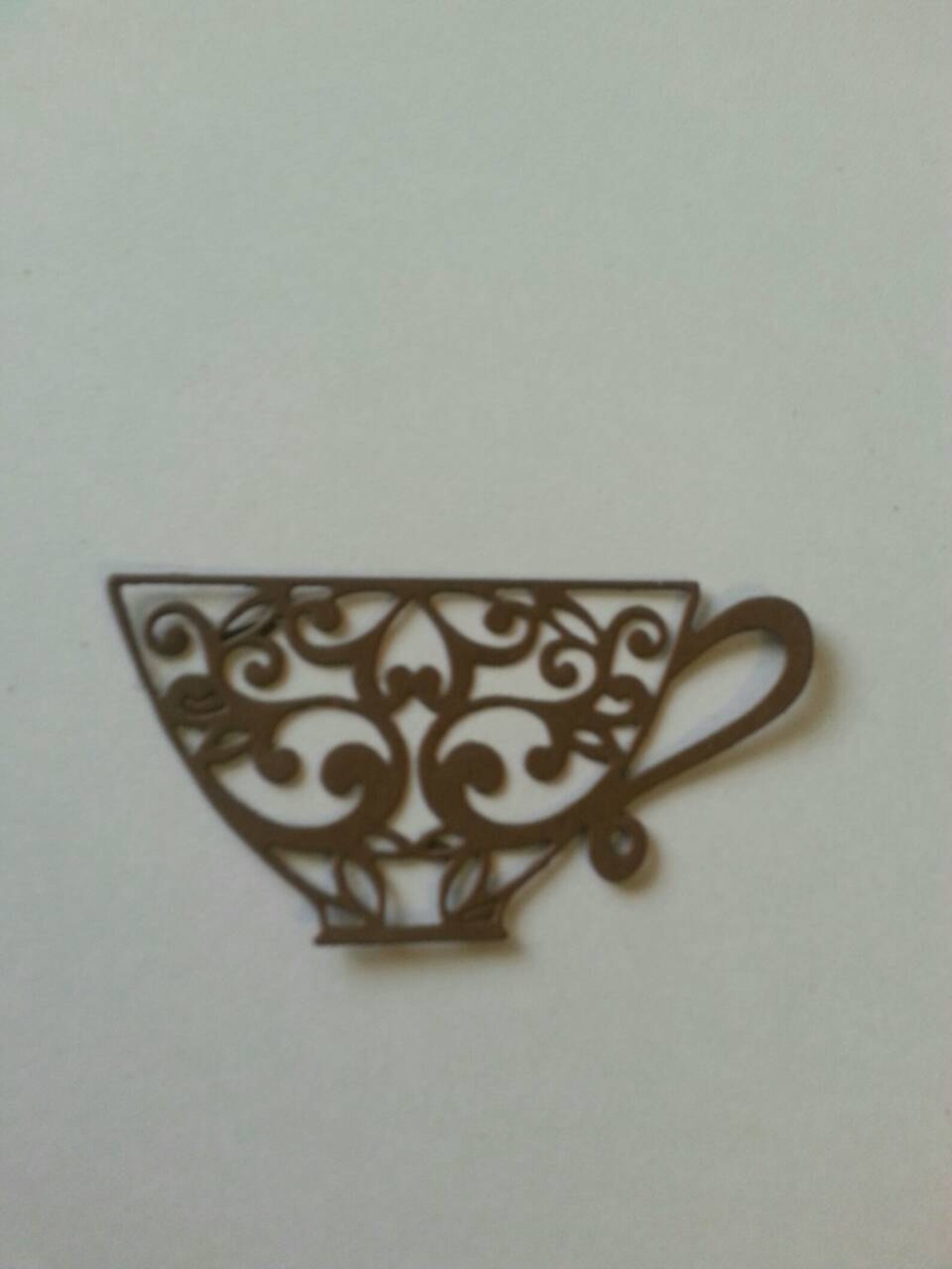 Coffee Cup Teacup Paper Die Cuts Scrapbook Cupcakes Toppers or - Etsy