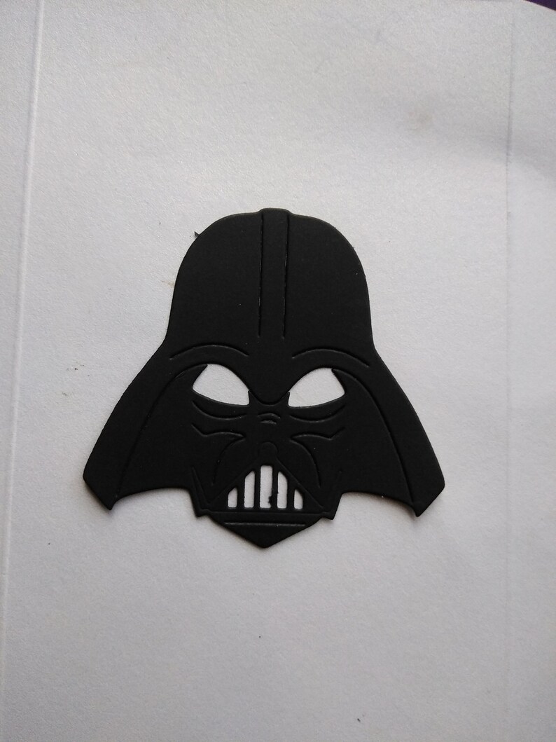 Darth Vader Paper Die Cuts Cut Outs Cards Making Supplies Etsy