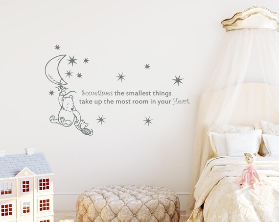 Winnie The Pooh Zitat Wand Aufkleber Manchmal In Ihr Herz Dekor Baby Zimmer Wand Kunst Vinyl Aufkleber Spruche Abziehbilder Kinder Kinderzimmer