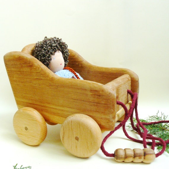 wooden stroller