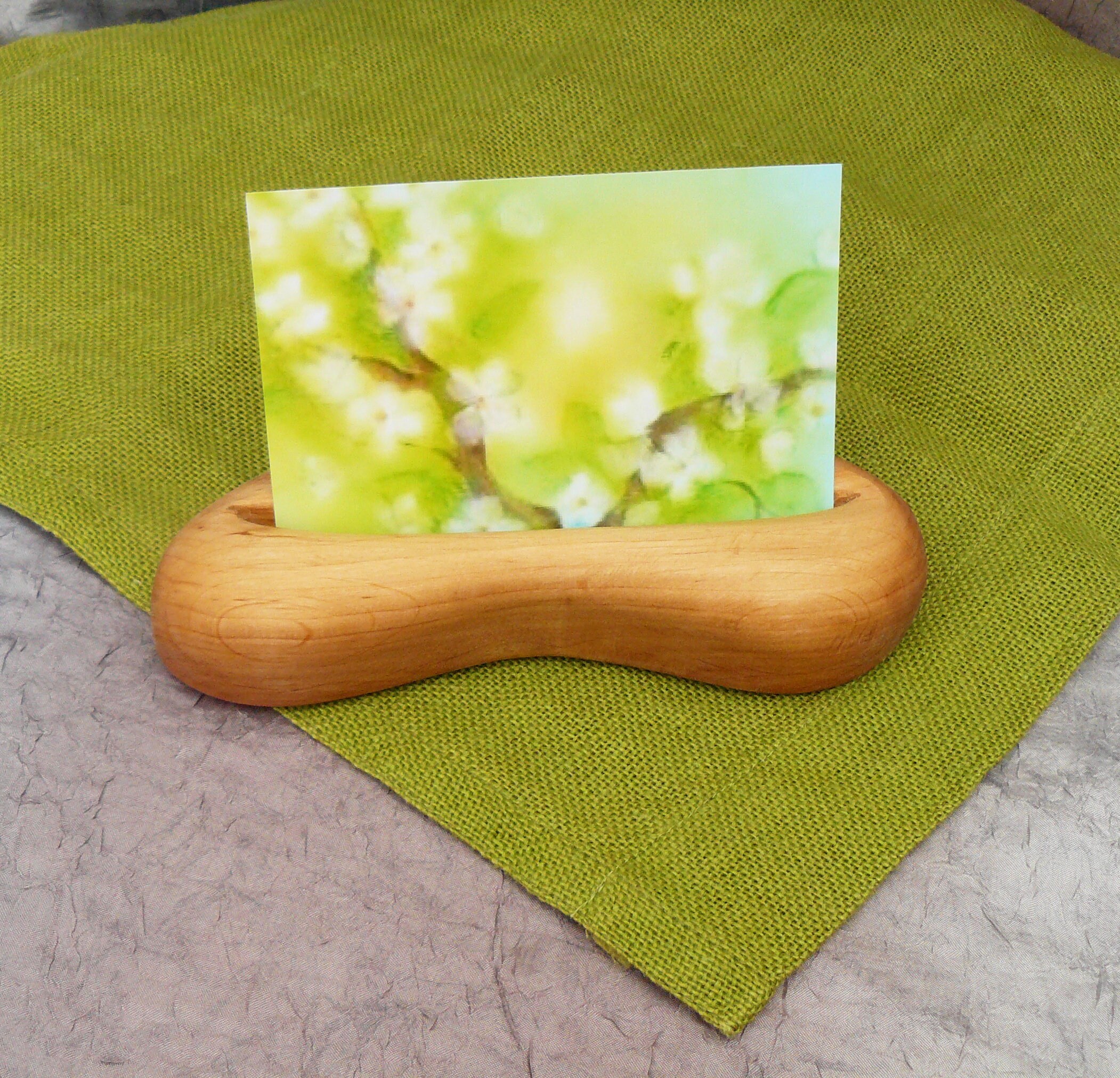 Holder. Waldorf Card Holders. Wooden Postcard Holder. Wood Etsy