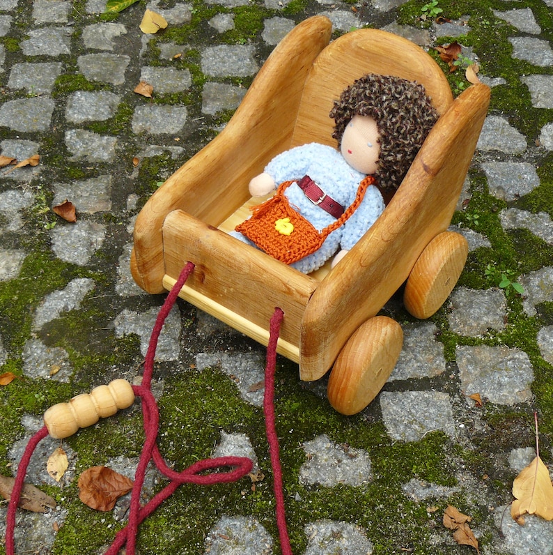 wooden stroller