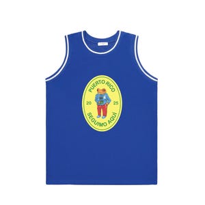 BAD BUNNY Puerto Rico Seguimo Aqui BB  Blue Jersey