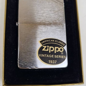 Encendedor Zippo genuino personalizado, cromo cepillado clásico Zippo  grabado, regalo padrinos de boda, regalo del día del padre, cumpleaños,  regalo