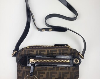 Fendi zuca mini Crossbody bag