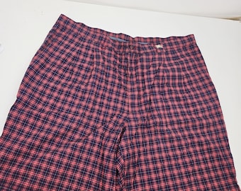 Pantalones cortos Burberry vintage auténticos para hombre, talla 3XL