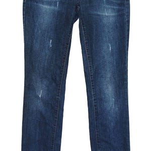 authentic John Galliano Distressed dark skiny jeans low rise w31 y2k