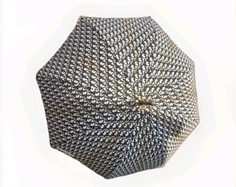 Autentico ombrello grande vintage Christian Dior Diorissima degli anni '90