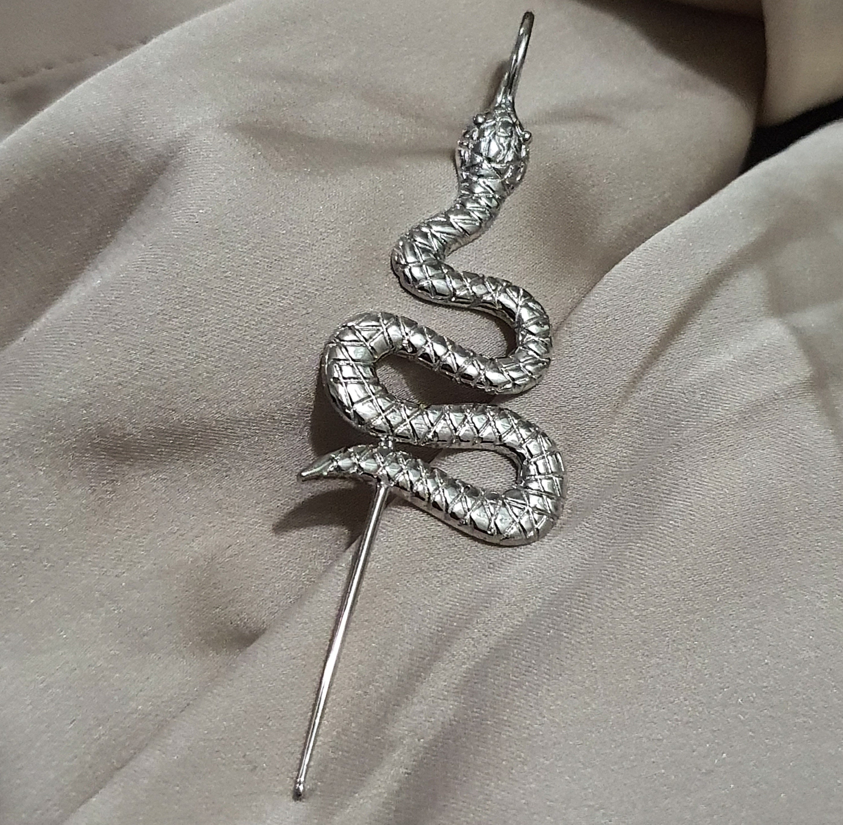 イヤリング Numbering Coil Spiral Pave Ear Cuff / 6 Prong #8105 4BFK812 Bar Ear Cuff Bar Ear Pin Hook Ear Cuff Cartilage Earring