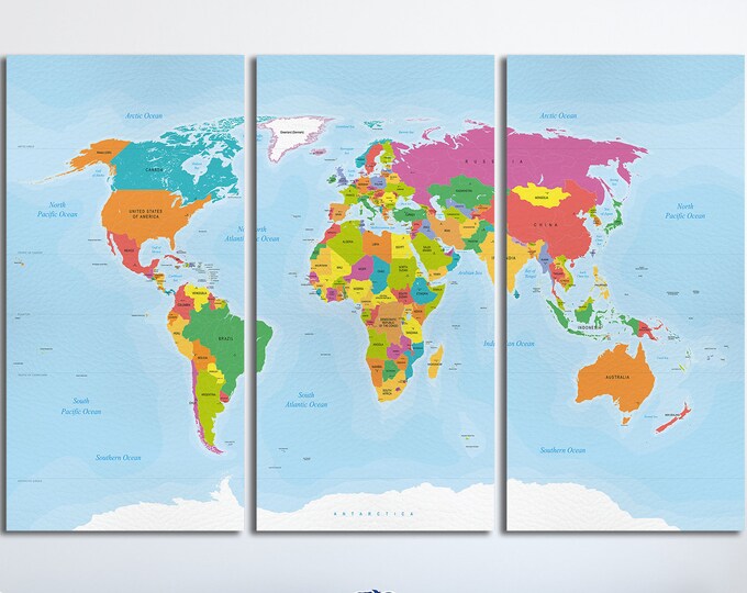 large detailed world map leather printbig size world maplarge wall art