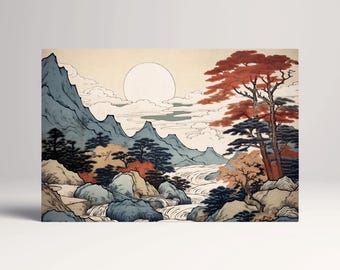 Sunrise River PETA Approved Faux Leather Canvas Wall Art