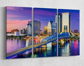 Jacksonville Florida Skyline River St Johns PETA Approved Eco