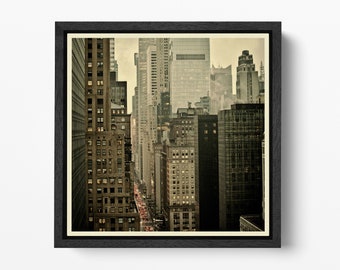 Neon Pulse 42nd Street NYC PETA Approved Faux Leather Wall Art