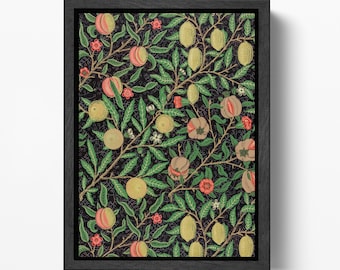 Fruit by William Morris Wall Art PETA Approved Vegan Leather Print