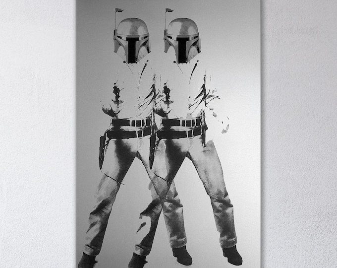 Masked Double Elvis Andy Warhol Eco Leather Print, Made in Italy!