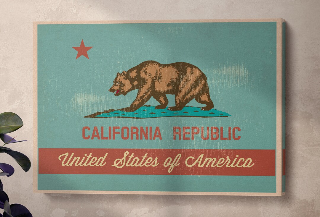 California 5x8 Feet Printed 2-Ply Polyester State Flag with