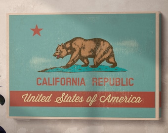 California Republic Vegan Leather Wall Art: Made in Italy