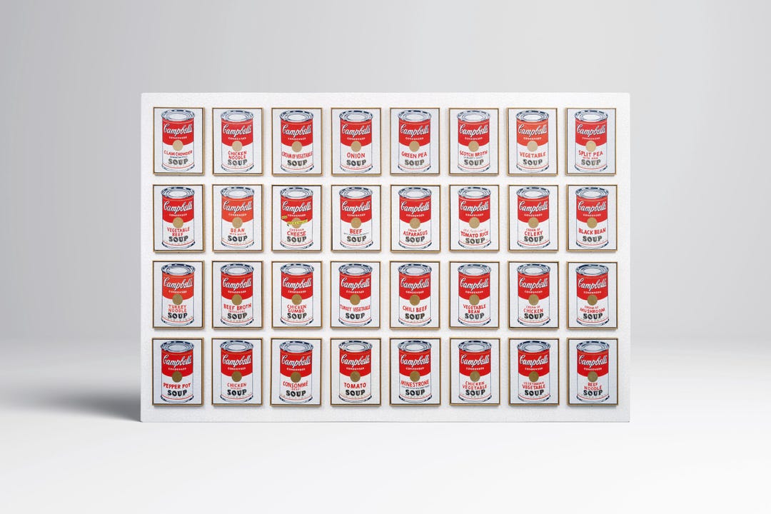 MOMA キャンベルスープ アートフレーム MOMA キャンベルスープ アートフレーム