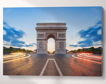 Arc de Triomphe Paris PETA Vegan Leather Gallery Wrap Print