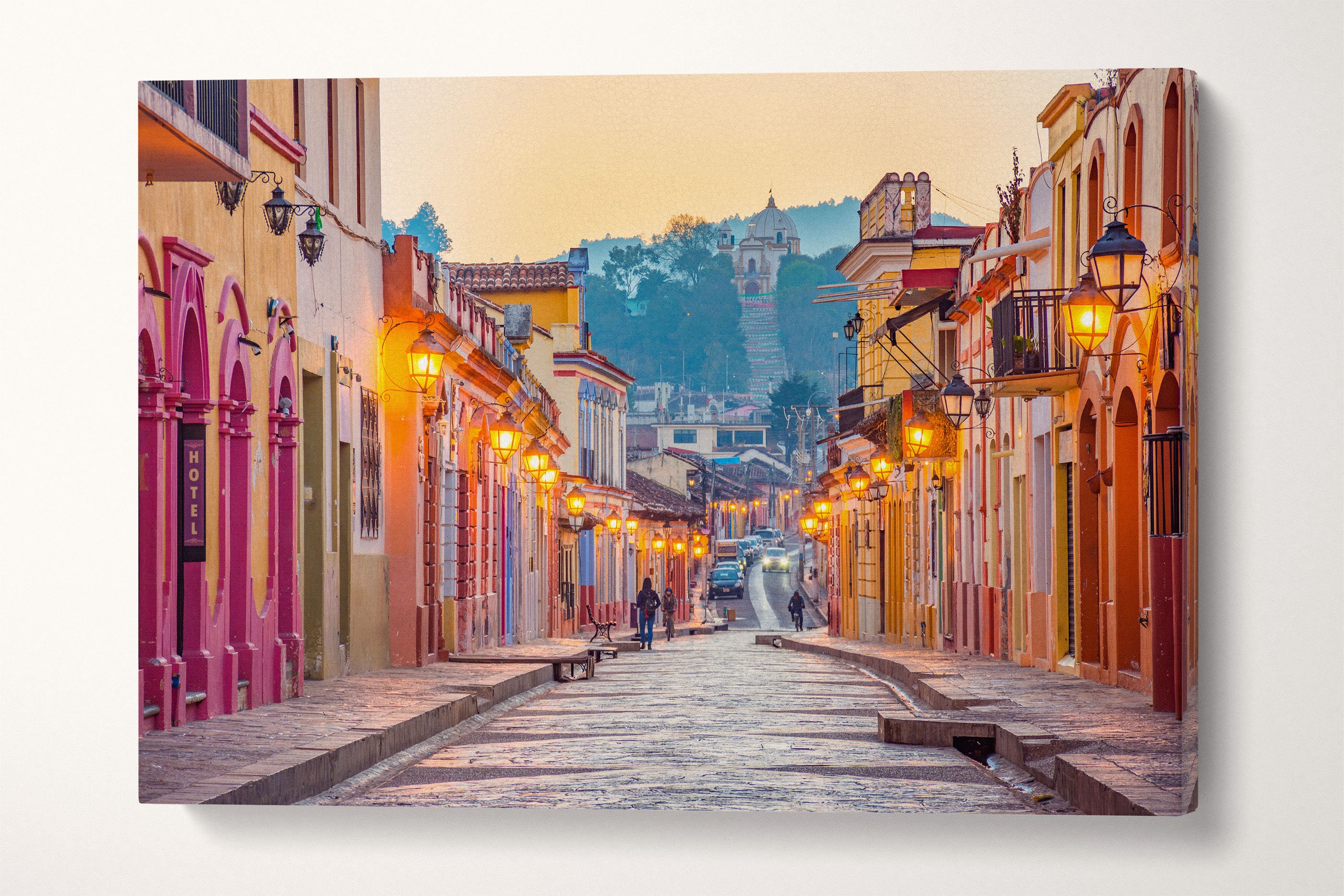 San Cristóbal de las Casas en Chiapas México casas coloridas - Etsy México