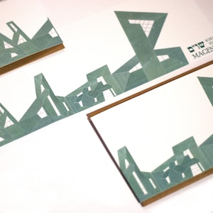 SchUM City MAGENZA - 3 cartes pliantes Nouvelle Synagogue Mayence