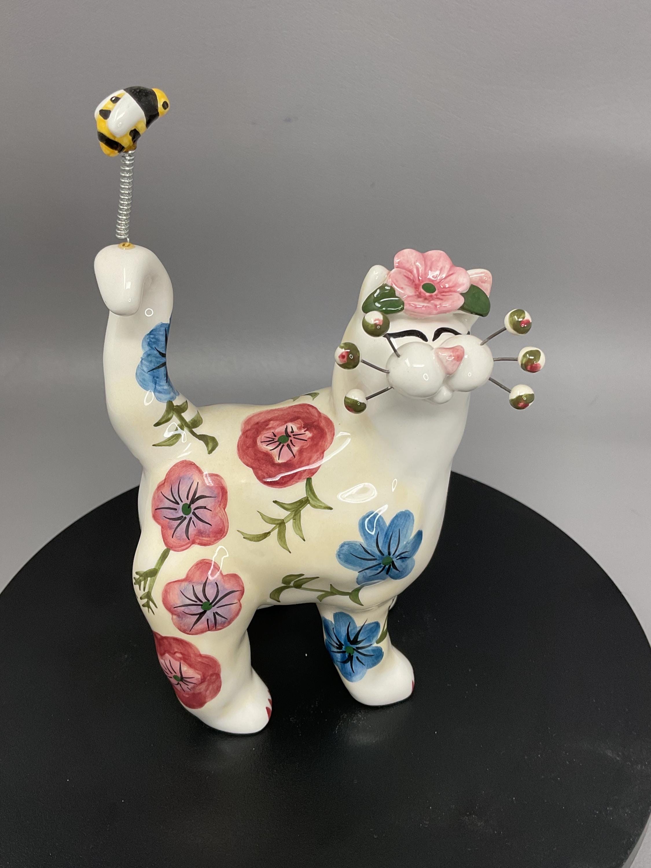 【2点セット】Amy Lacombe WhimsiClay 猫 陶器 置物 This week we acquired an entire collection of vintage Amy Lacombe
