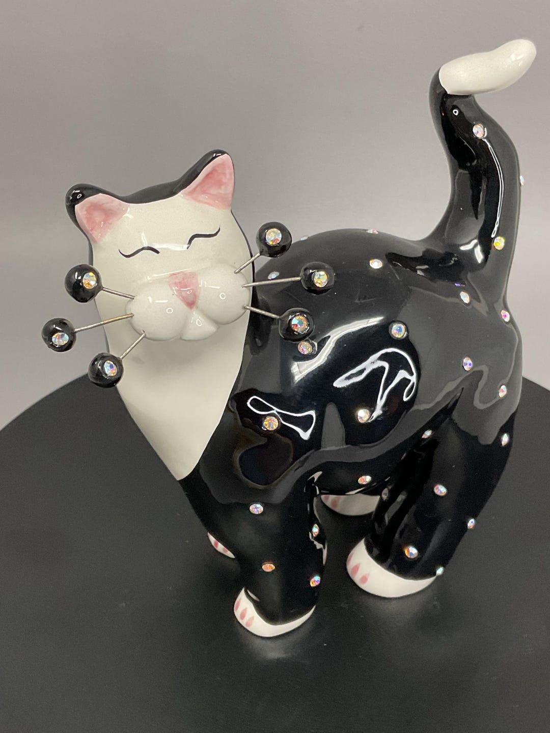 Whimsiclay Lacombe Cat Figurine 