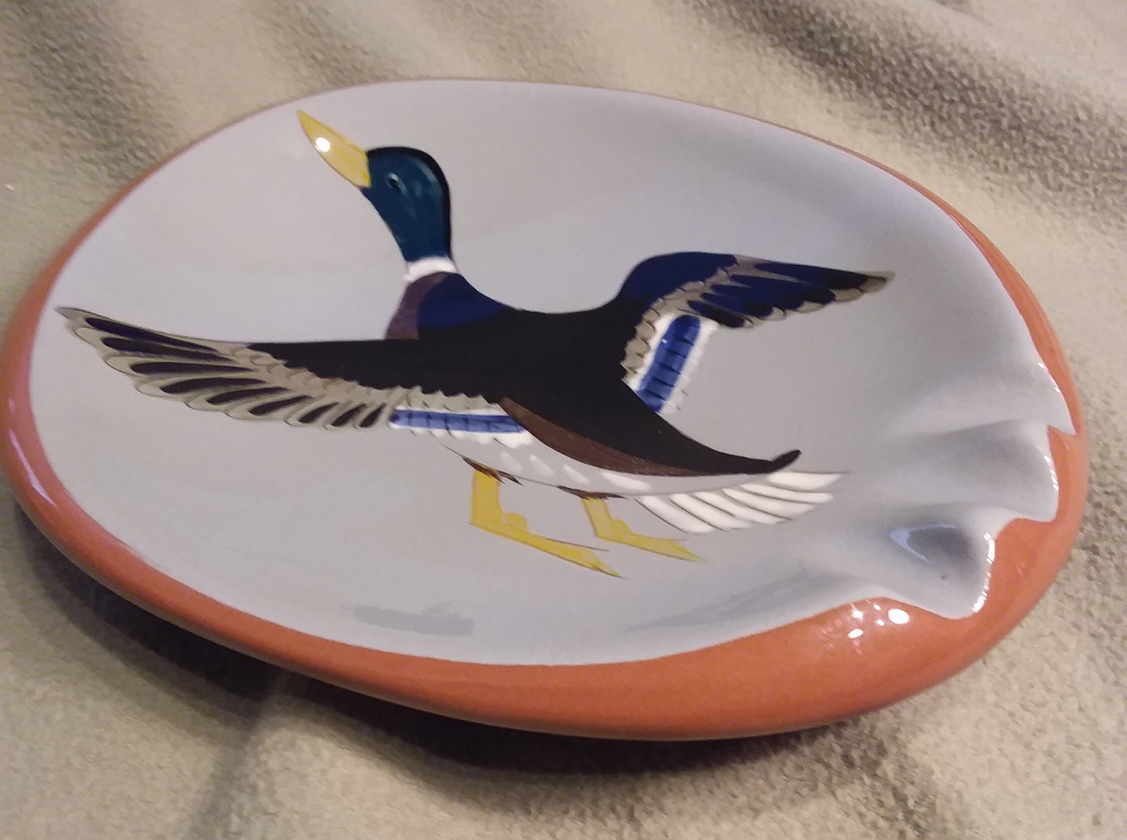 STANGL POTTERY Mallard Duck Vintage Ashtray Etsy