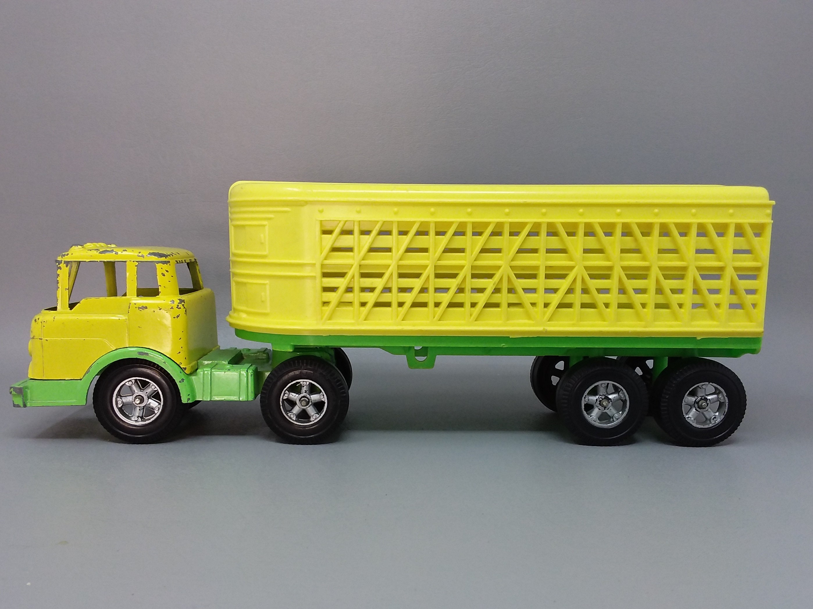 Hubley Kiddie Toy Cattle Truck Metal Diecast 1950s Etsy